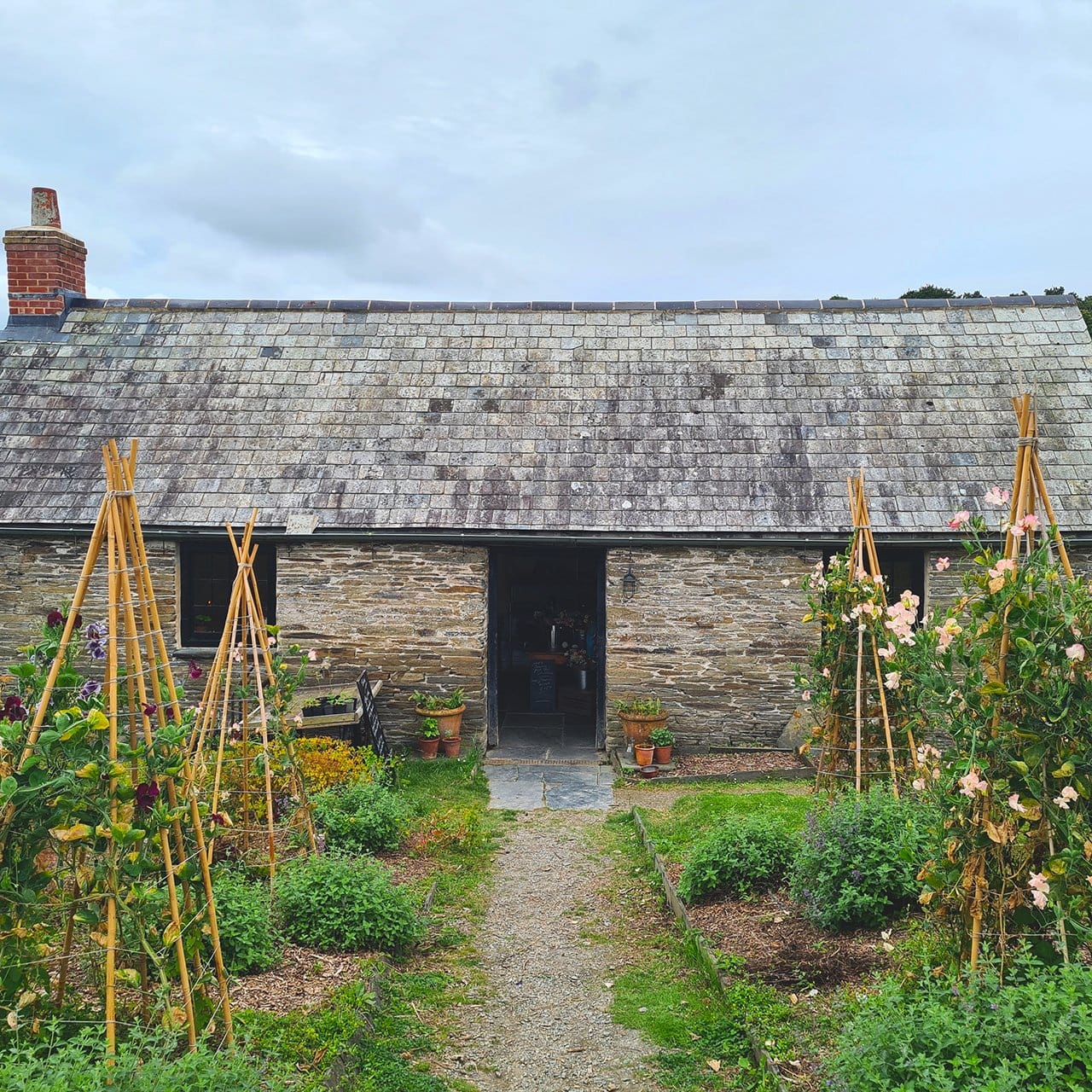 The Bothy, a peaceful spot tucked inside the Prideaux Walled Garden in Padstow