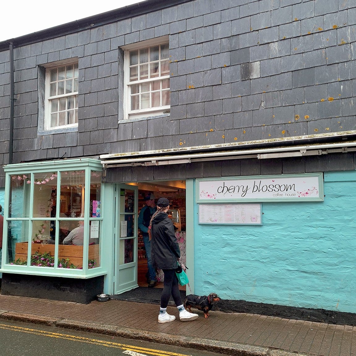 Cherry Blossom cafe in the heart of Padstow, known for its warm atmosphere