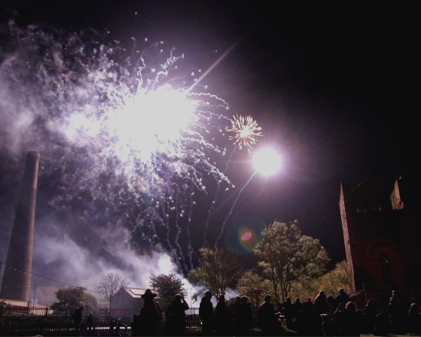 Fireworks display at Lappa Valley during the half-term Fireworks Spectacular