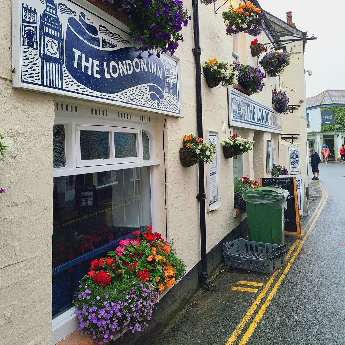 The London Inn in Padstow, a quiet spot for a cosy meal with a roof terrace